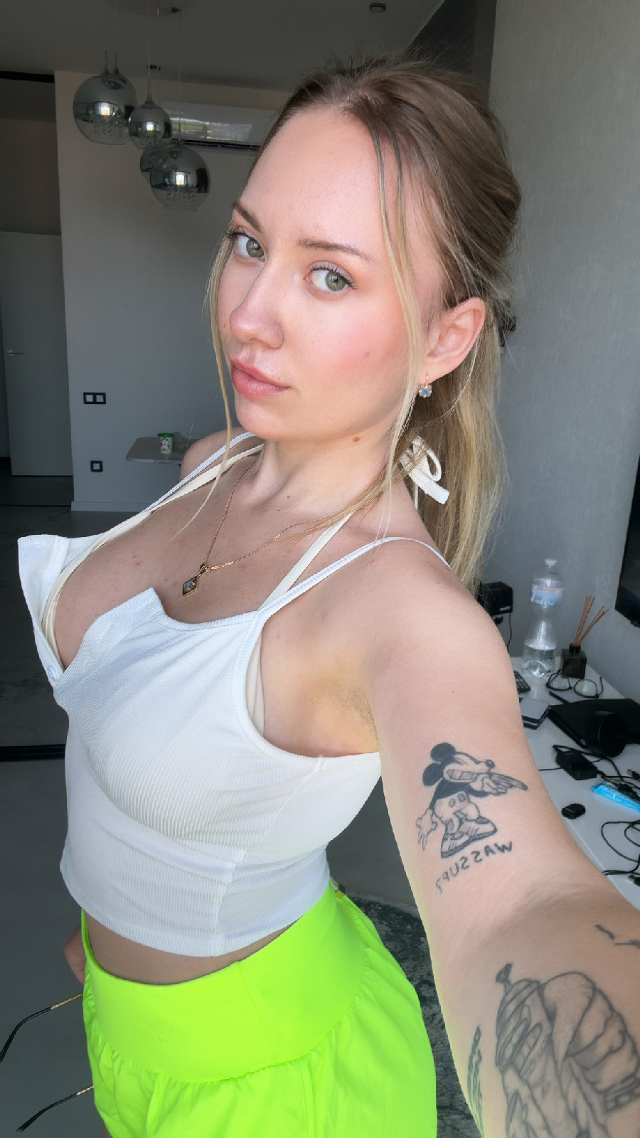 KateV in her underwear in Mudanjiang