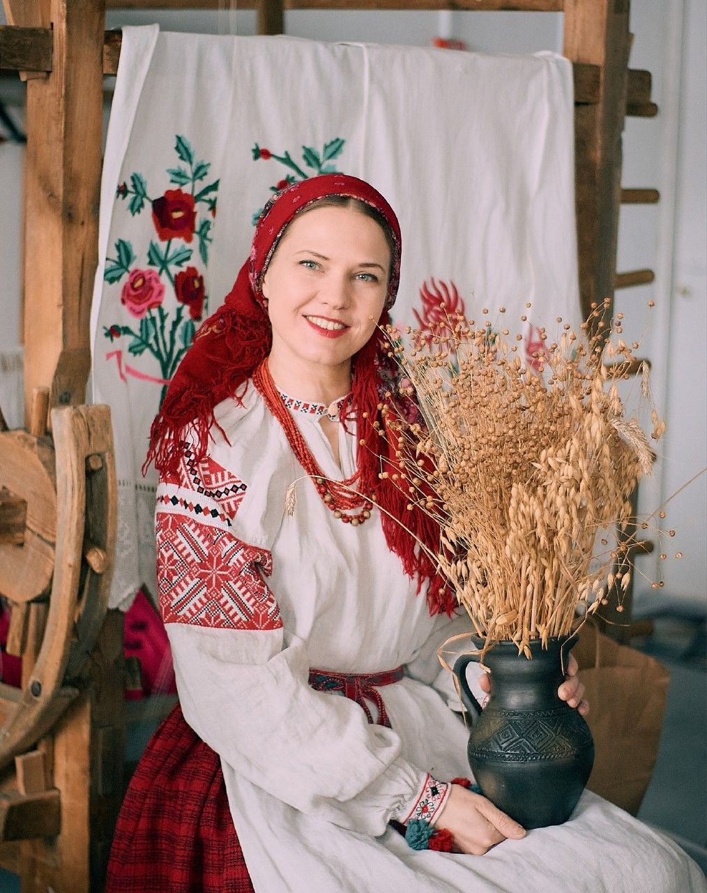 Women in Slavic costumes in Mudanjiang