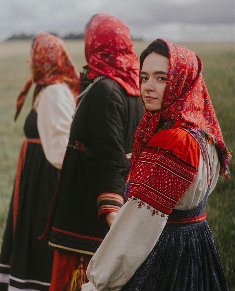 Women in Slavic costumes in Mudanjiang