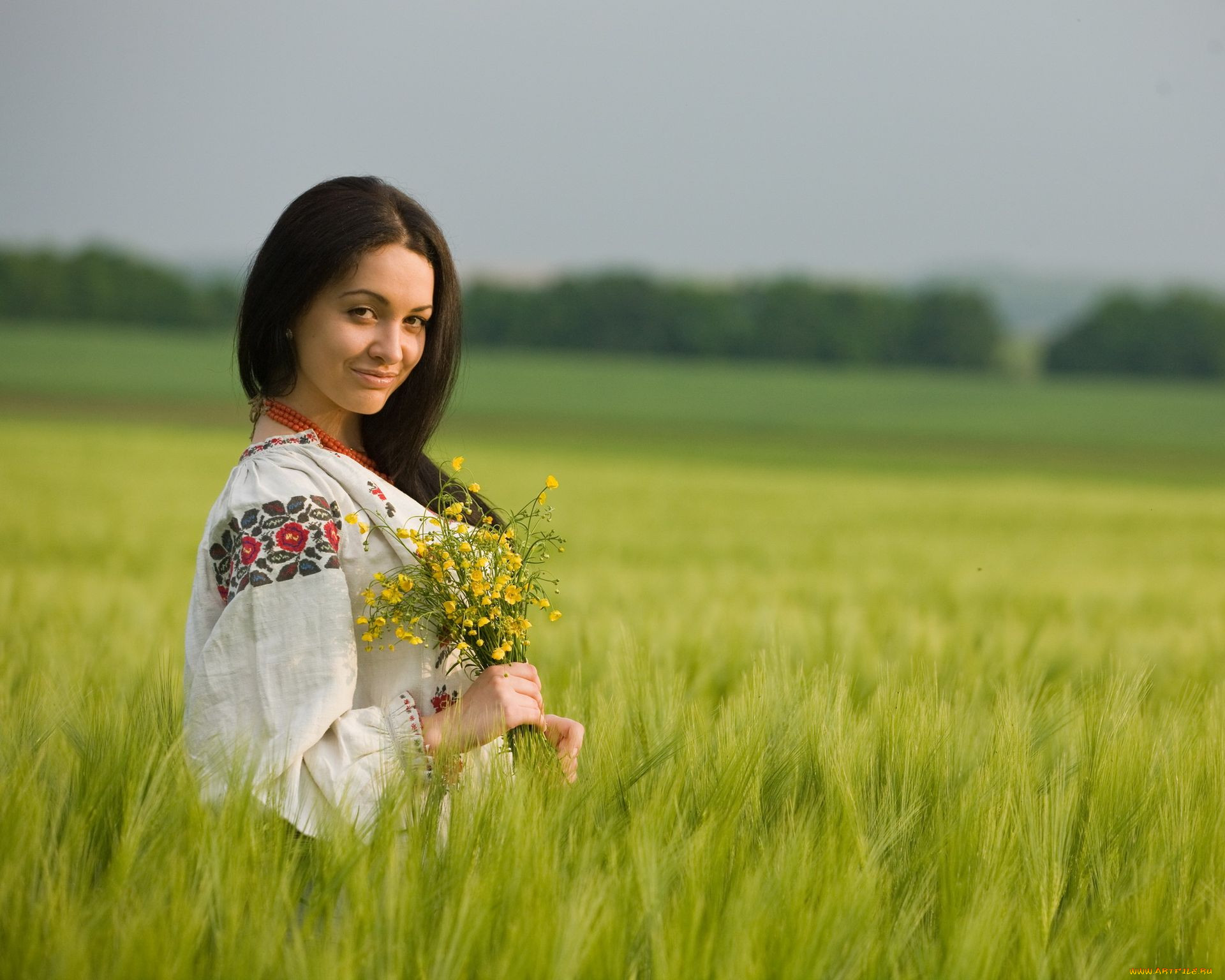 Women in Slavic costumes in Mudanjiang