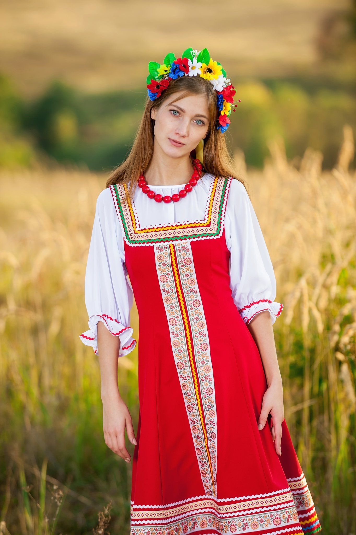 Women in Slavic costumes in Mudanjiang