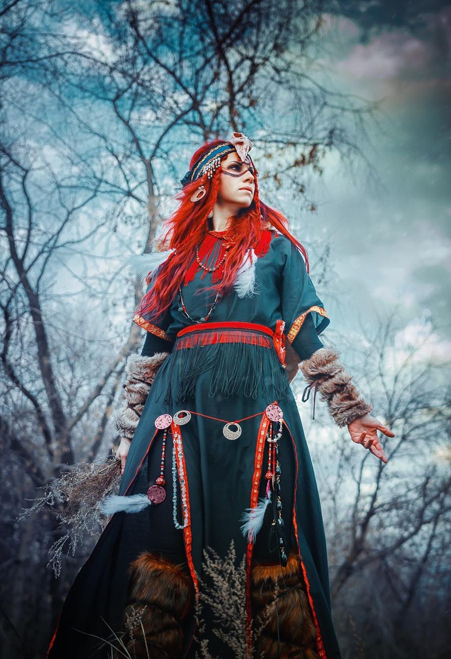 Girls in Slavic costumes underwear in Mudanjiang