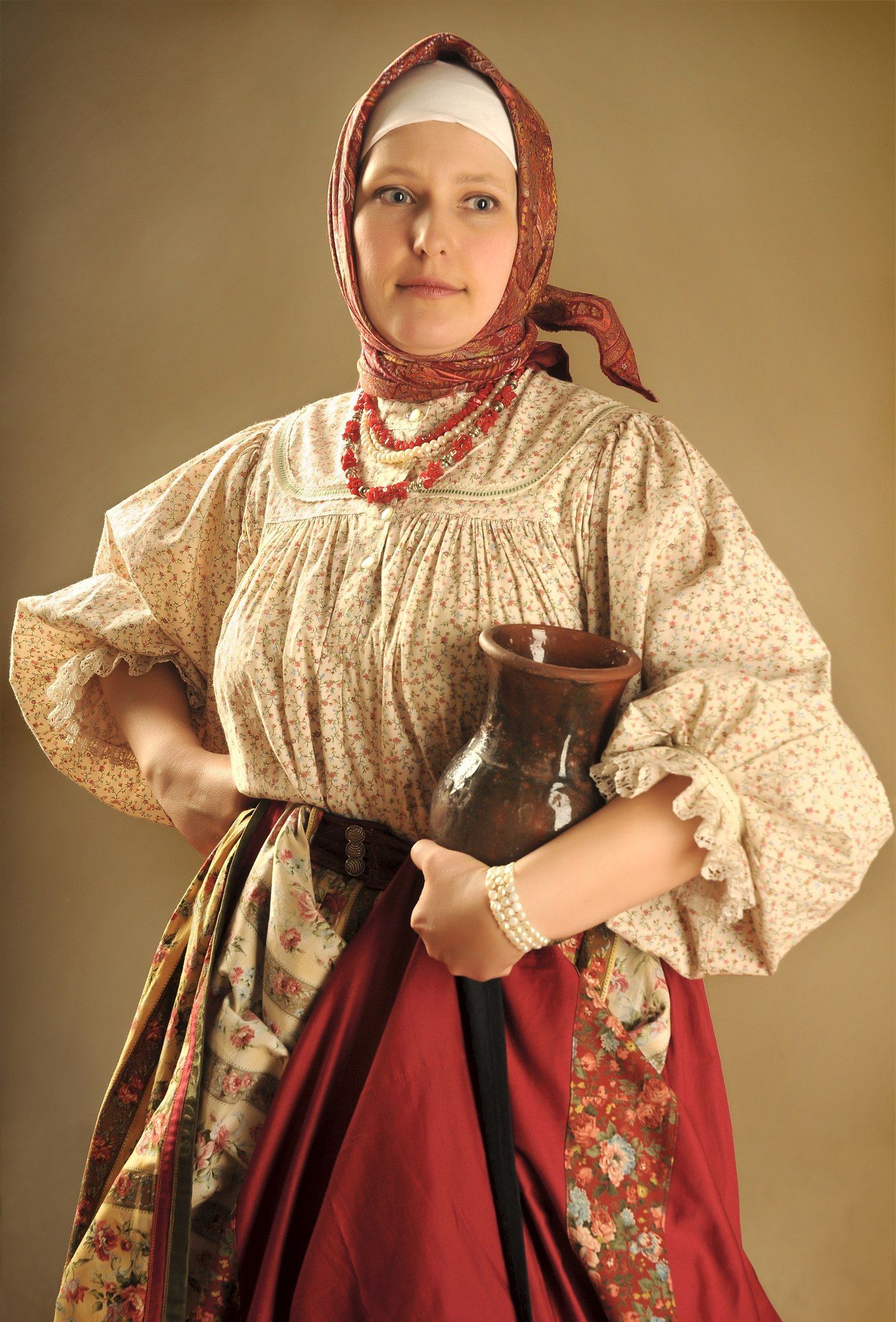 Girls in Slavic costumes in Mudanjiang